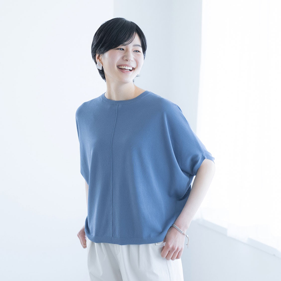 新商品 今年の夏の新定番に ゆったりシルエットのサマーニットが新発売です 北欧 暮らしの道具店